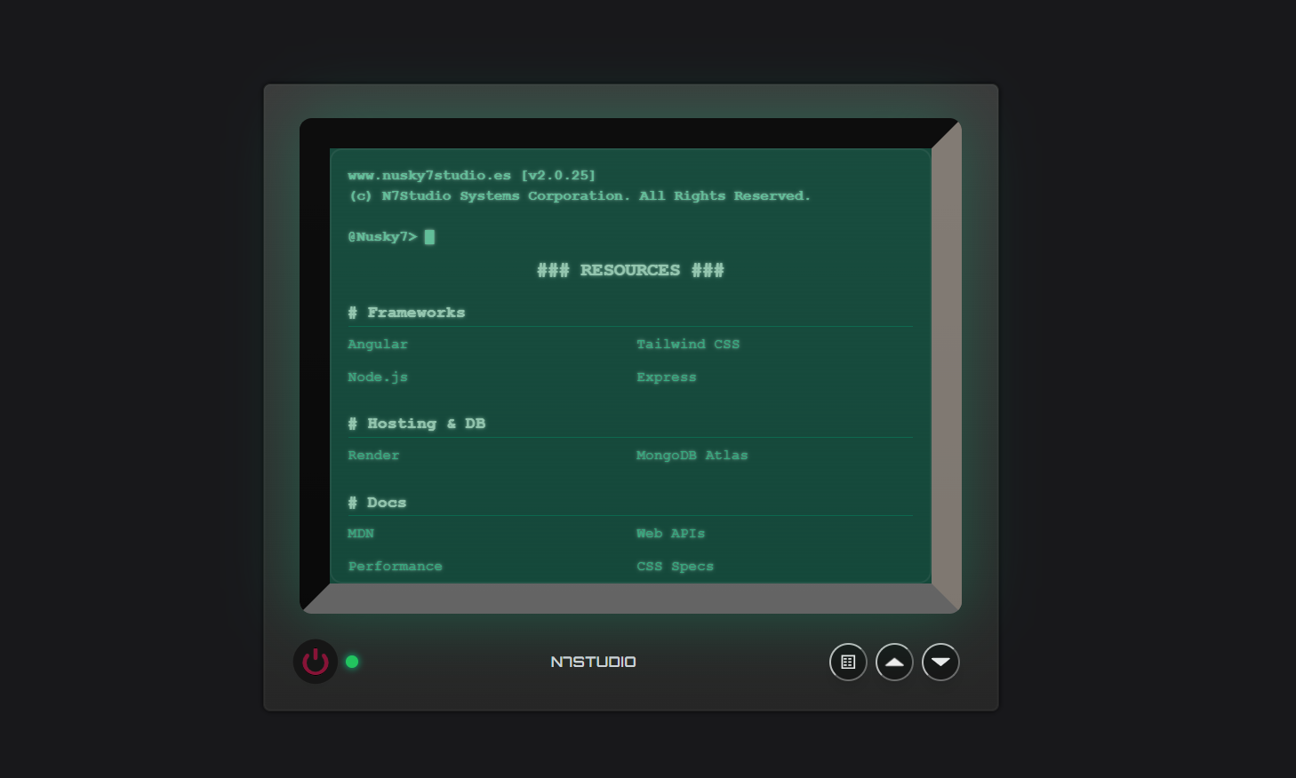 Monitor CRT interactivo